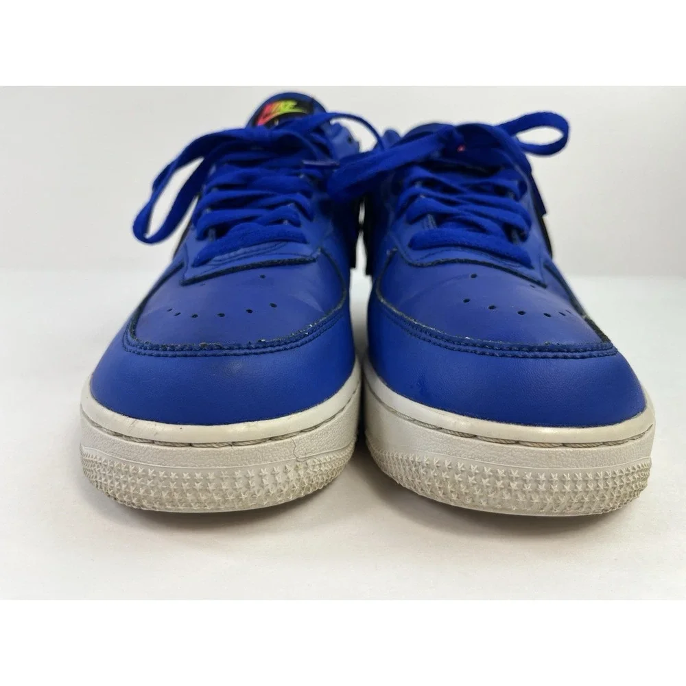 Nike Air Force 1 '07 LV8 Men's Size 8 Removable Swoosh Racer Blue CI0064-400